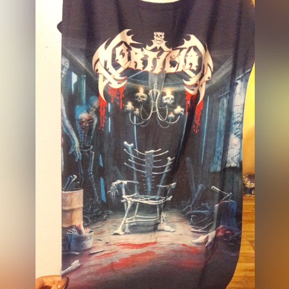 Mortician heavy metal black metal Babe goth dress woman's medium - Picture 3 of 6